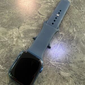 Smartwatch with Blue Strap